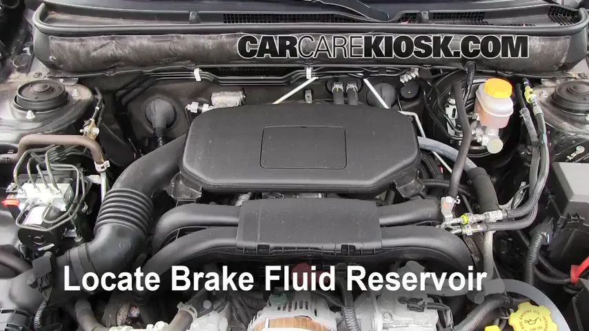 2011 Subaru Legacy 2.5i Premium 2.5L 4 Cyl. Brake Fluid